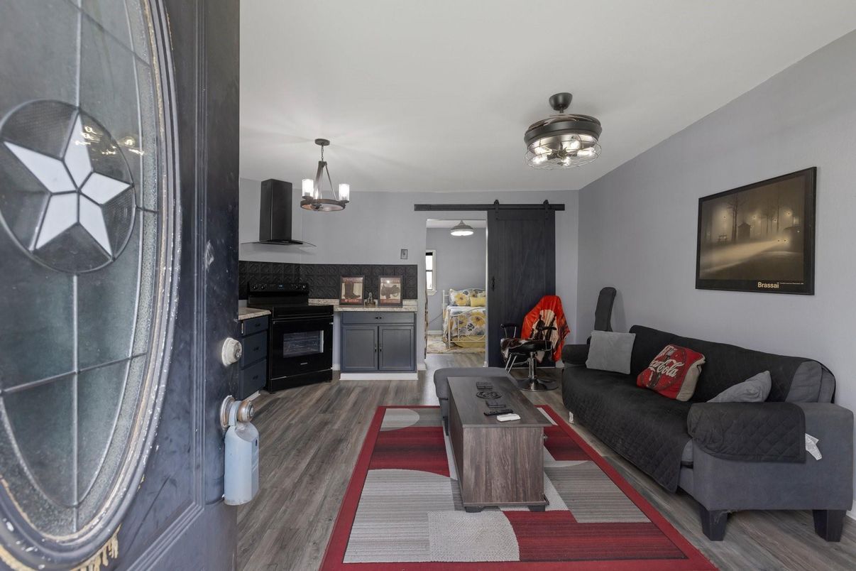 Interior, Kitchen, Living room, Wood Texture Flooring