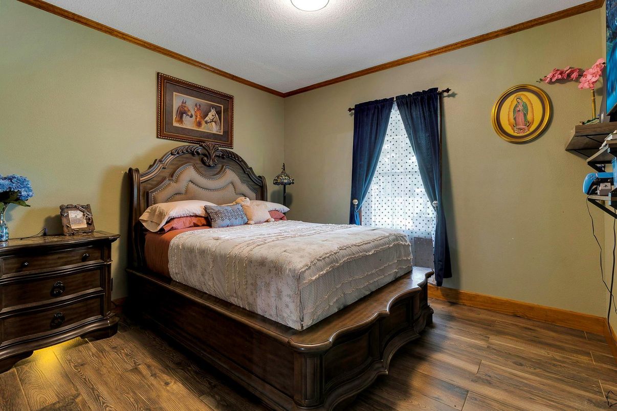 Bedroom, Interior, Wood Texture Flooring