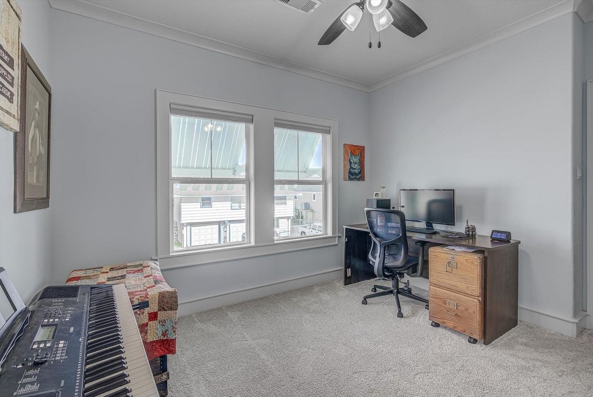 Home Office, Interior, Piano