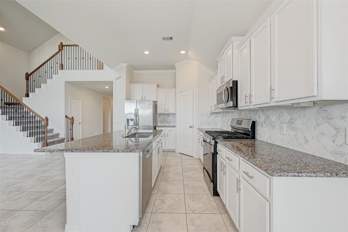 Interior, Kitchen, Recessed Lighting, Stainless Steel Appliances