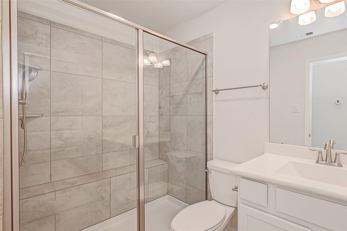 Bathroom, Glass Shower, Interior