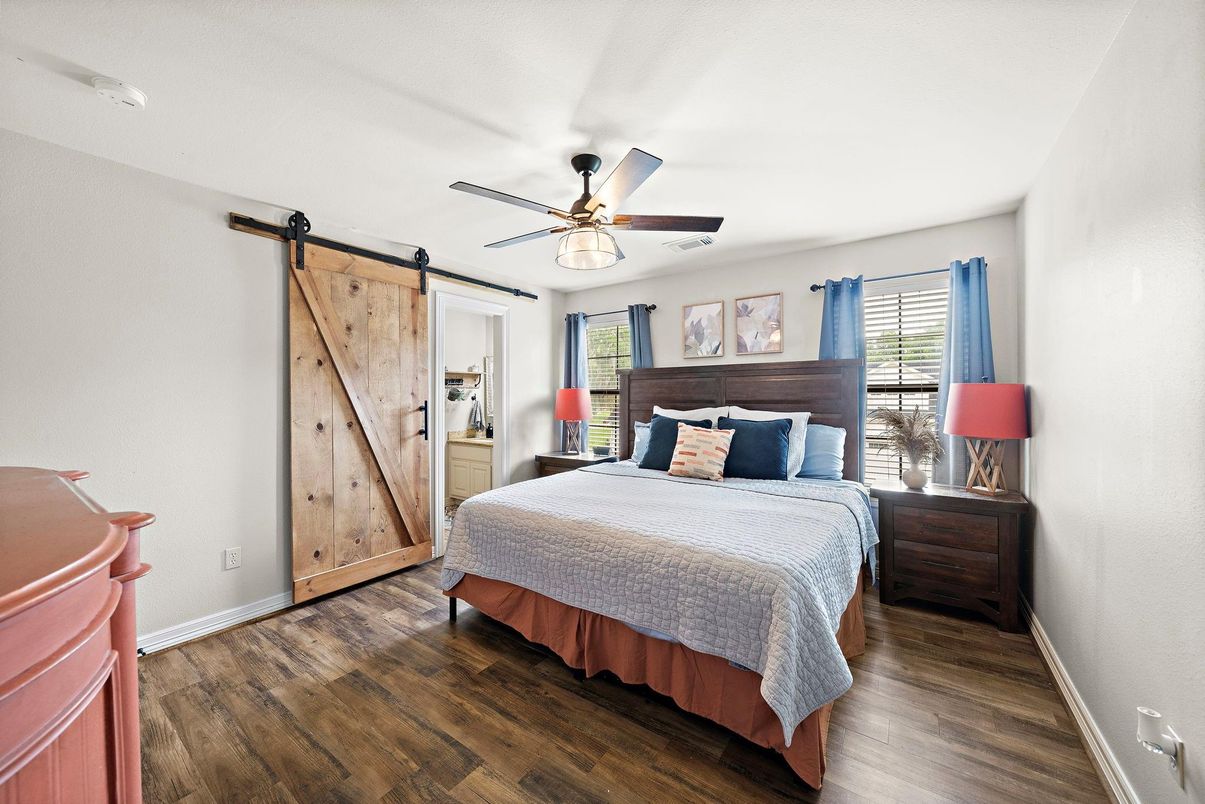 Bedroom, Interior, Wood Texture Flooring