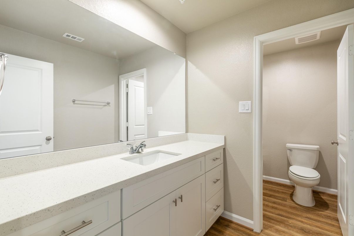 Bathroom, Interior, Wood Texture Flooring