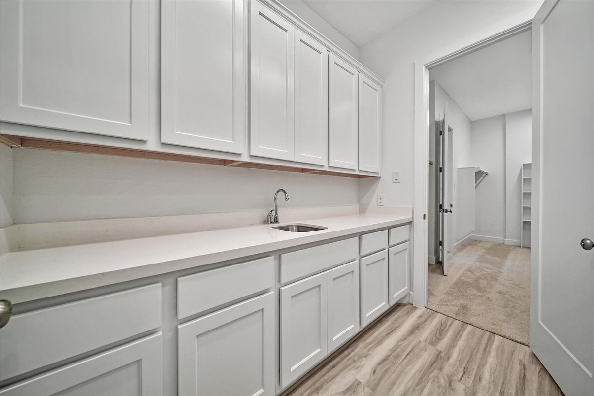 Interior, Kitchen, Wood Texture Flooring
