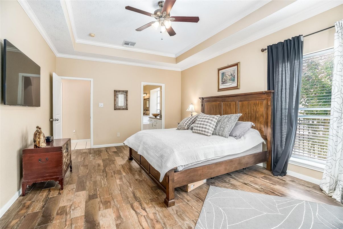 Bedroom, Interior, Wood Texture Flooring