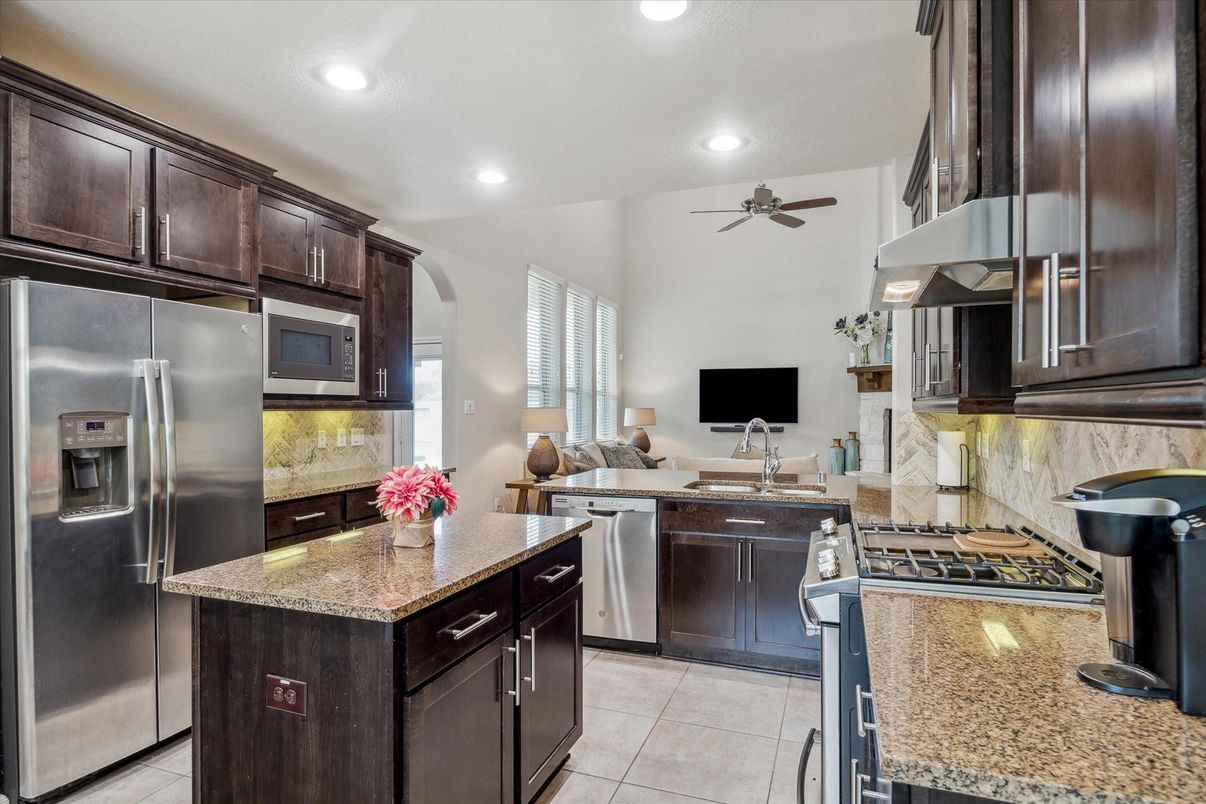 Interior, Kitchen, Recessed Lighting, Stainless Steel Appliances