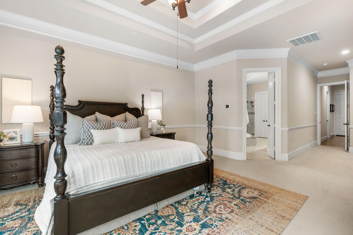 Bedroom, Interior, Recessed Lighting