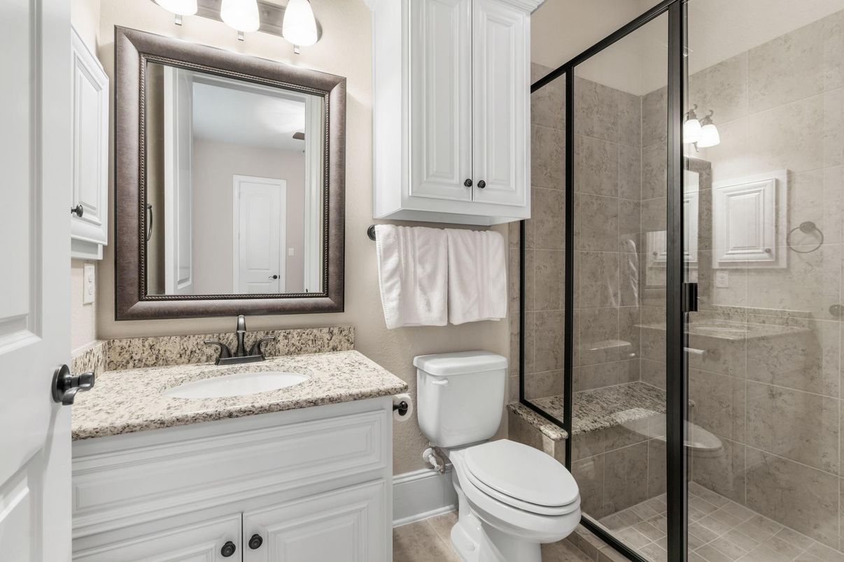 Bathroom, Glass Shower, Interior