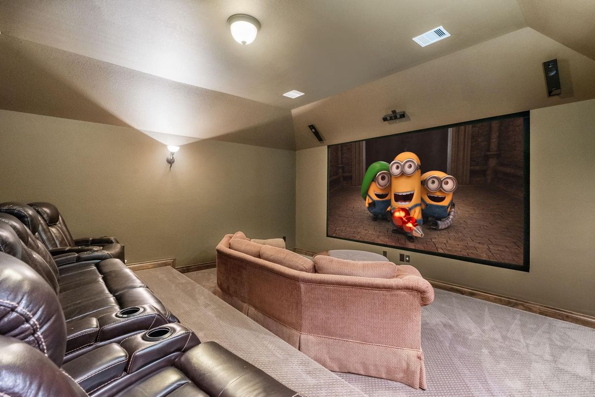 Home Theatre Room, Interior, Projection Screen, Theatre Room