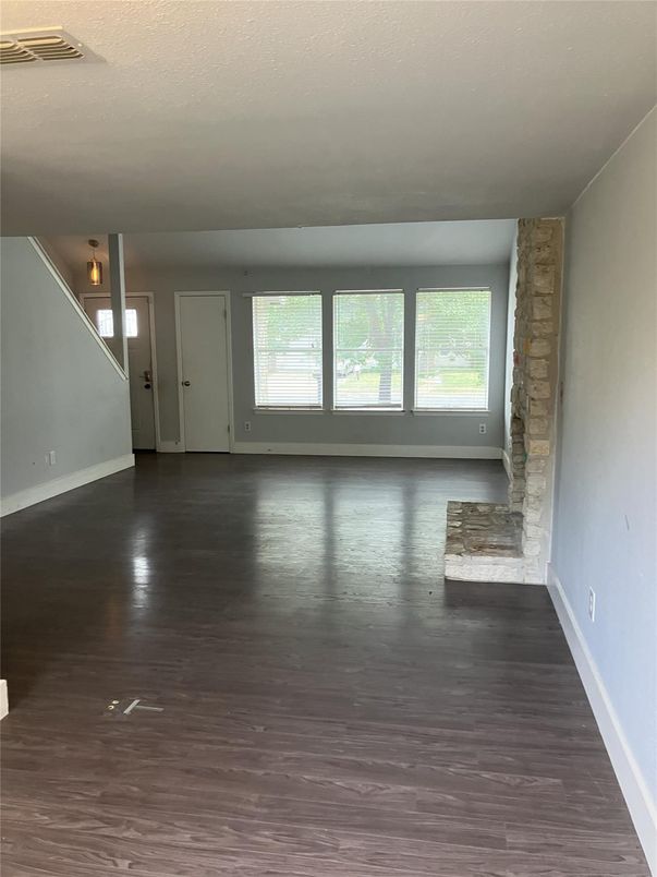 Empty room, Interior, Wood Texture Flooring