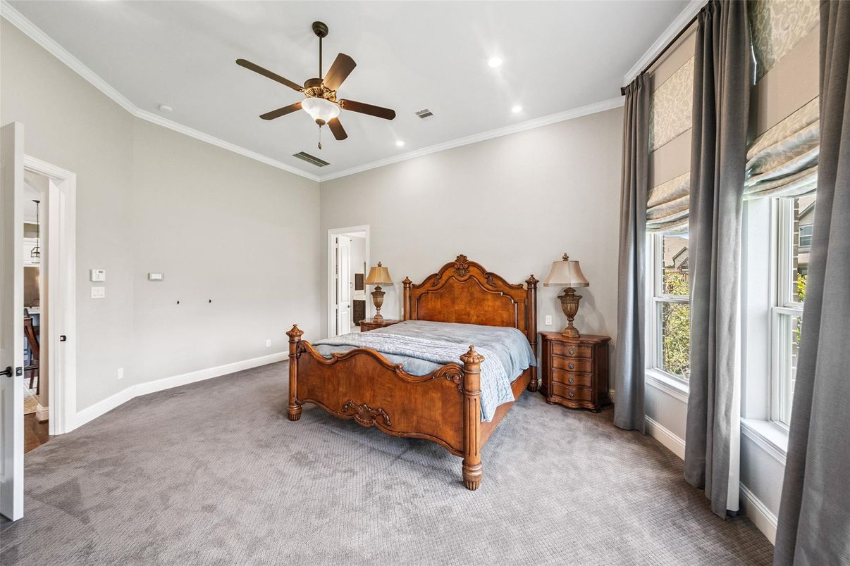 Bedroom, Interior, Recessed Lighting