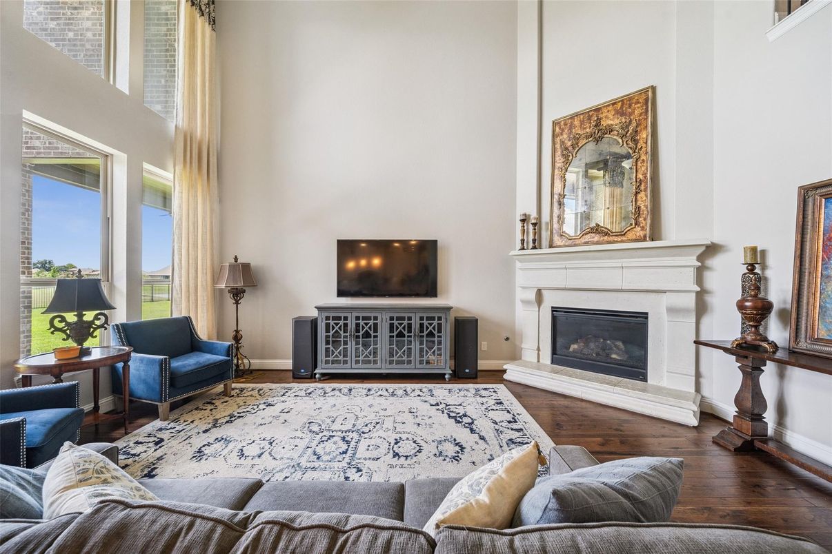 Fireplace, Interior, Living room, Wood Texture Flooring