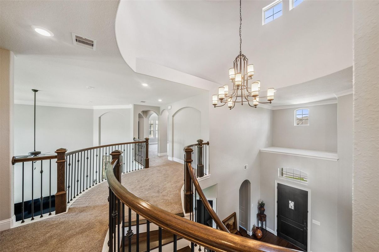 Chandelier, Interior, Recessed Lighting