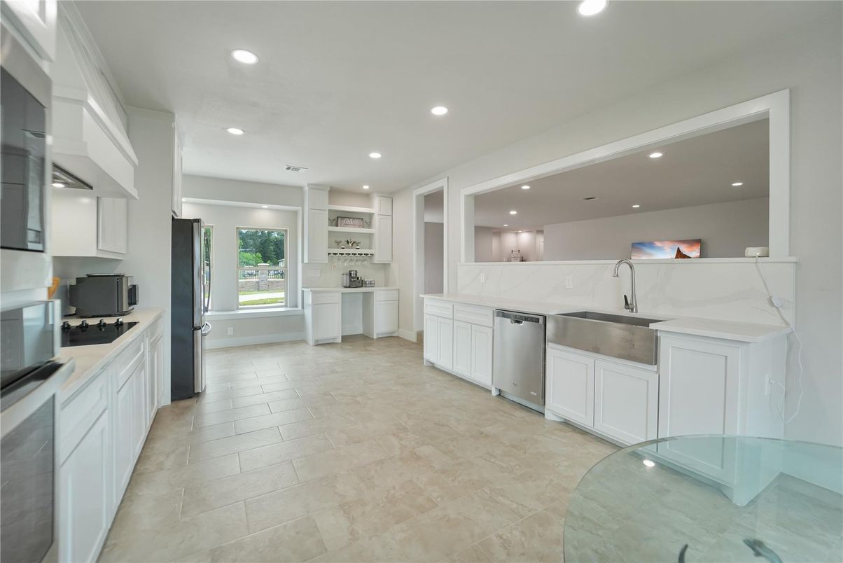 Interior, Kitchen, Recessed Lighting, Stainless Steel Appliances
