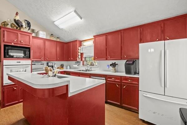 Interior, Kitchen, Wood Texture Flooring