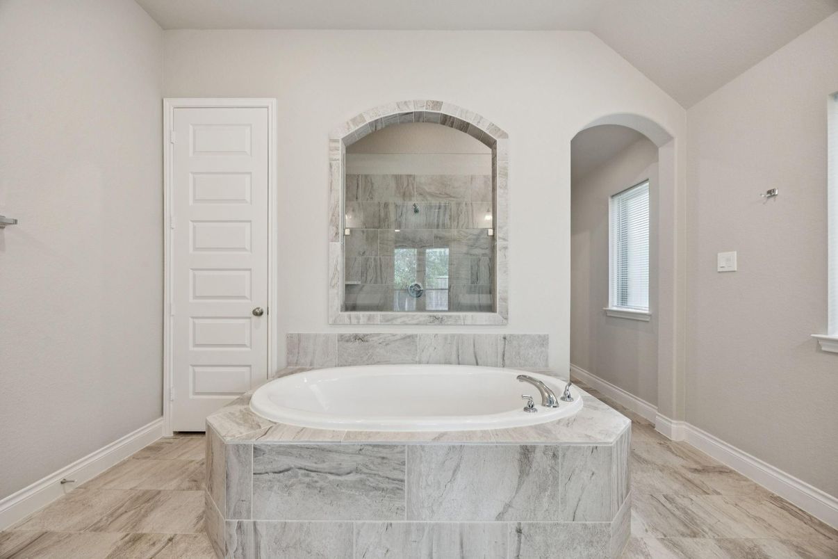 Bathroom, Glass Shower, Interior, Marble