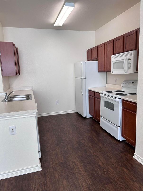 Interior, Kitchen, Wood Texture Flooring