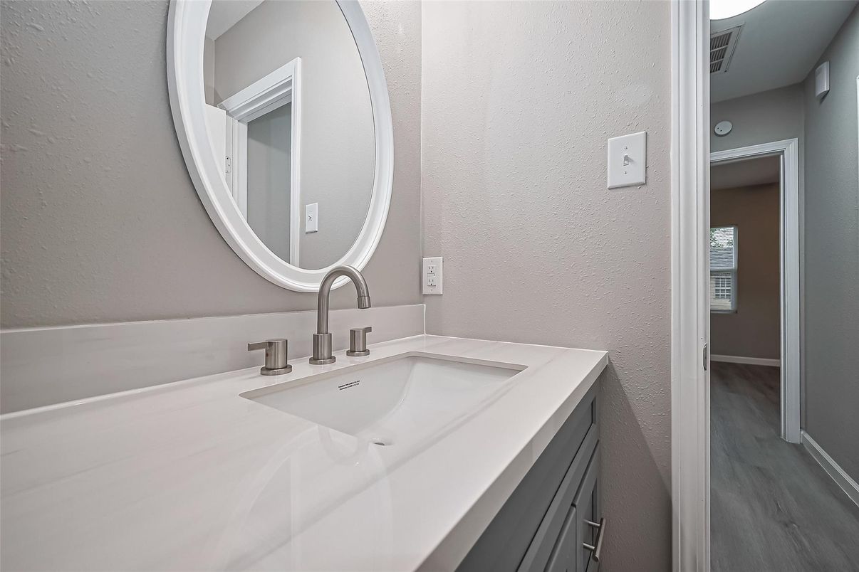 Bathroom, Interior, Wood Texture Flooring