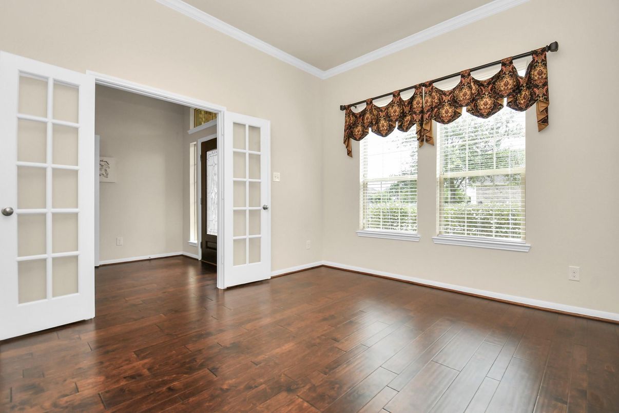 Empty room, Interior, Wood Texture Flooring