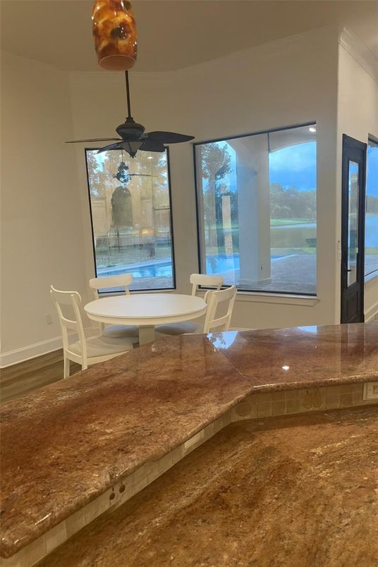 Dining room, Interior, Water