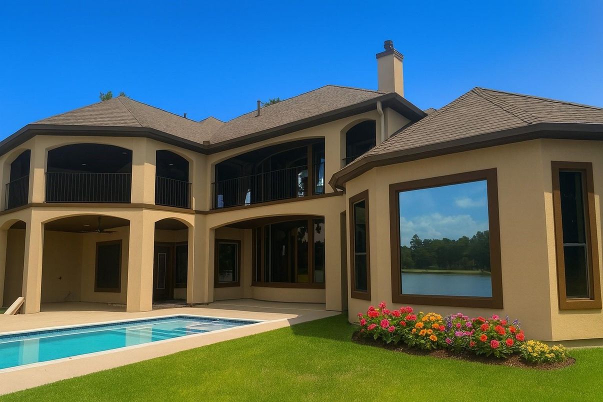 Backyard, Exterior, Pool, Water