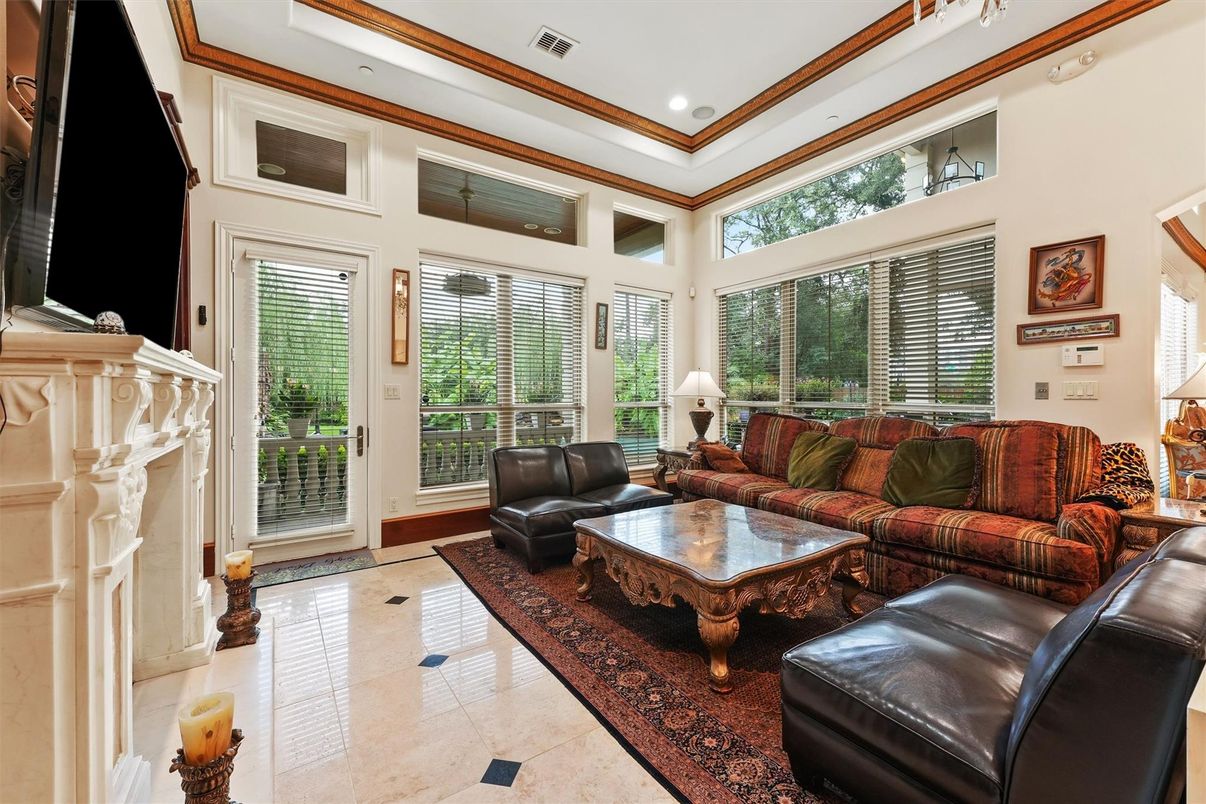 Interior, Living room, Recessed Lighting