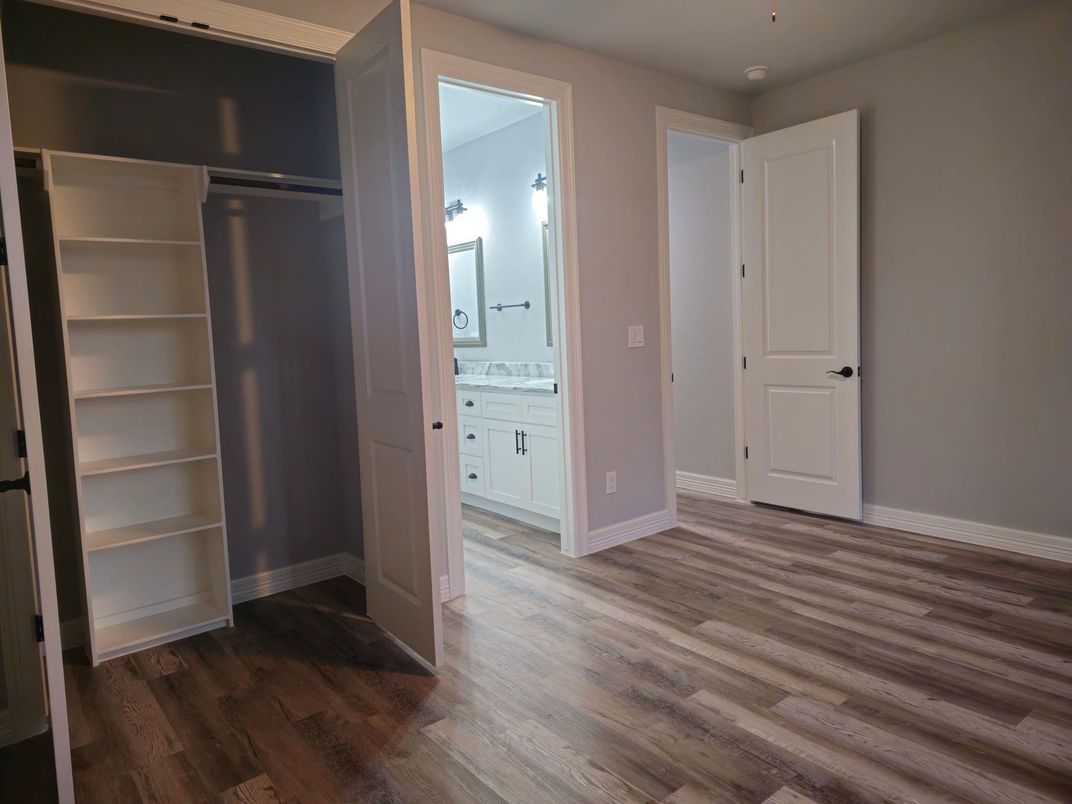 Bathroom, Empty room, Interior, Wood Texture Flooring