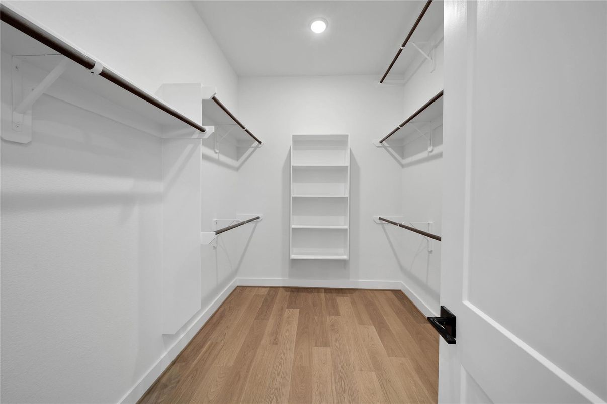 Interior, Recessed Lighting, Walk-in Closets, Wood Texture Flooring