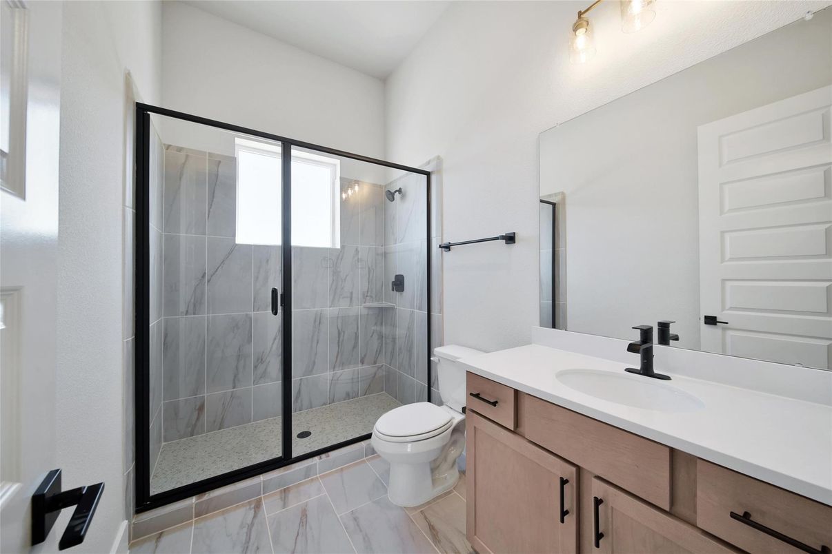 Bathroom, Glass Shower, Interior