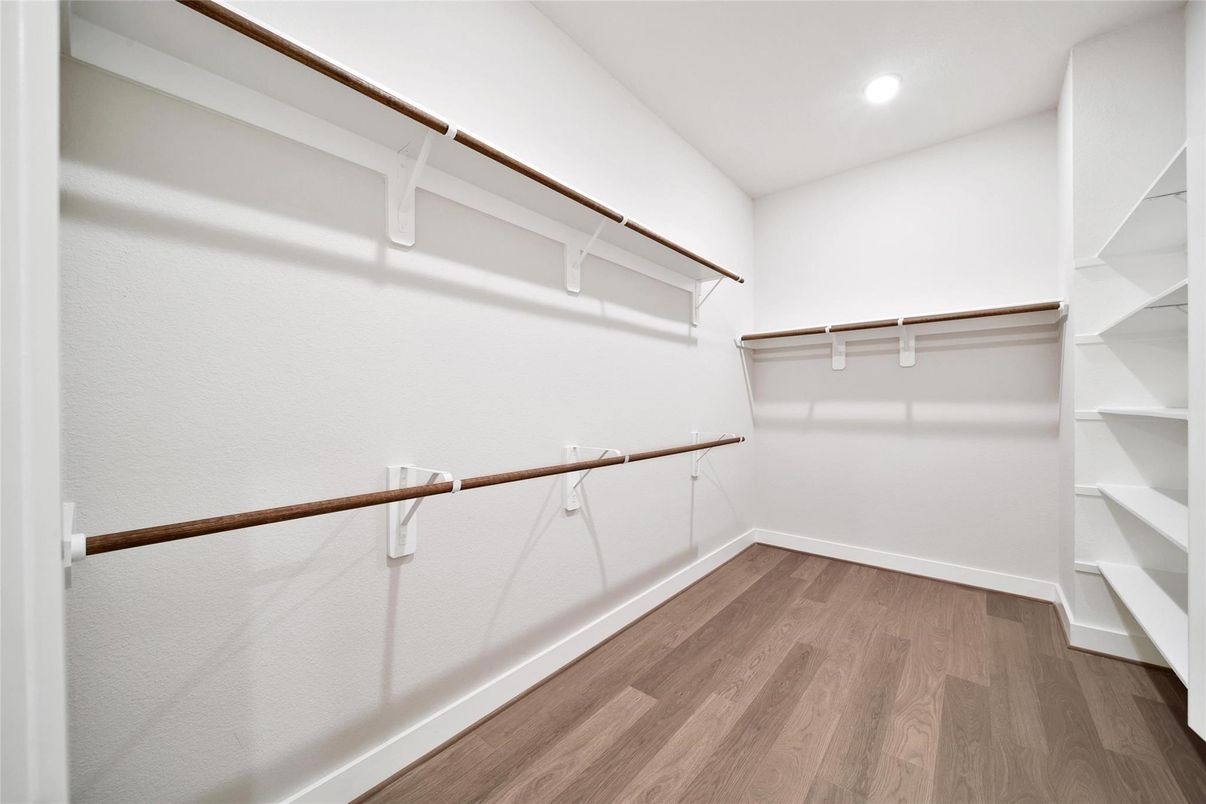 Interior, Recessed Lighting, Walk-in Closets, Wood Texture Flooring