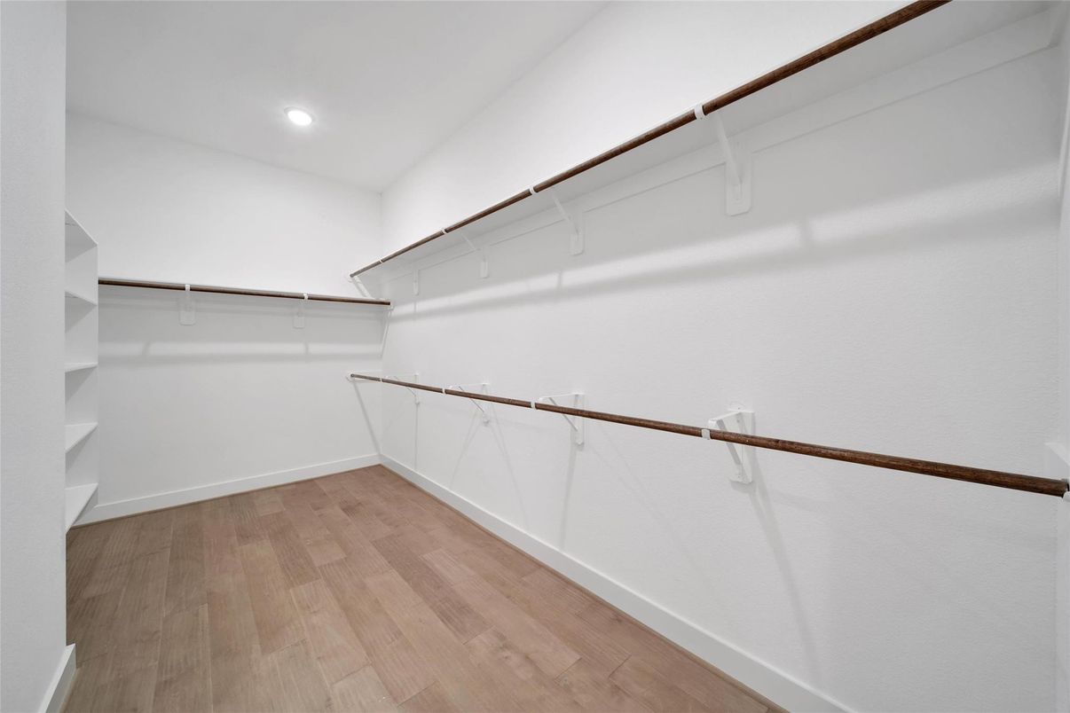 Interior, Recessed Lighting, Walk-in Closets, Wood Texture Flooring