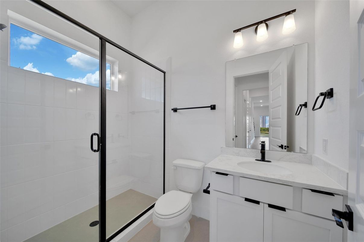 Bathroom, Glass Shower, Interior