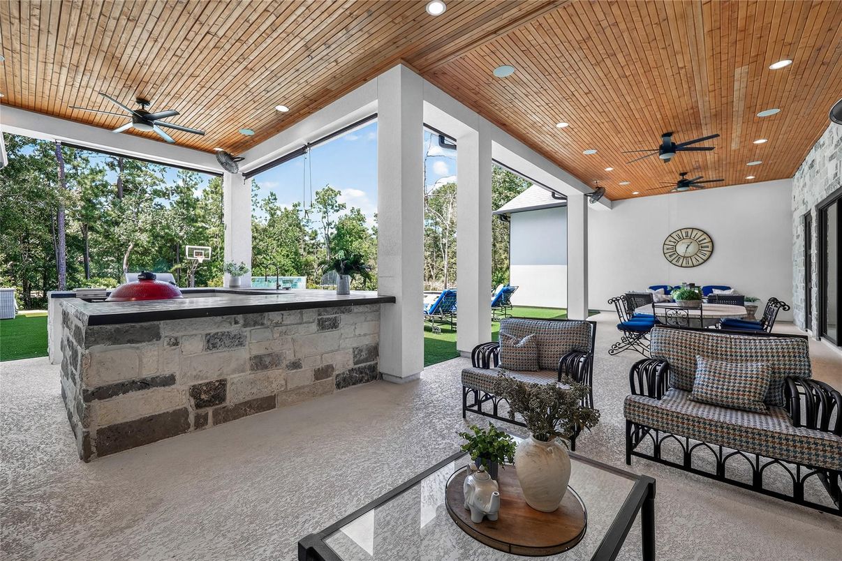 Interior, Recessed Lighting, Wooden Ceilings