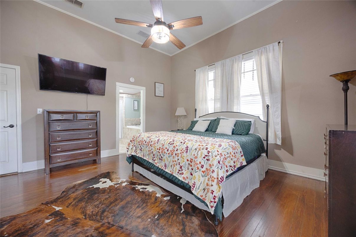 Bedroom, Interior, Wood Texture Flooring