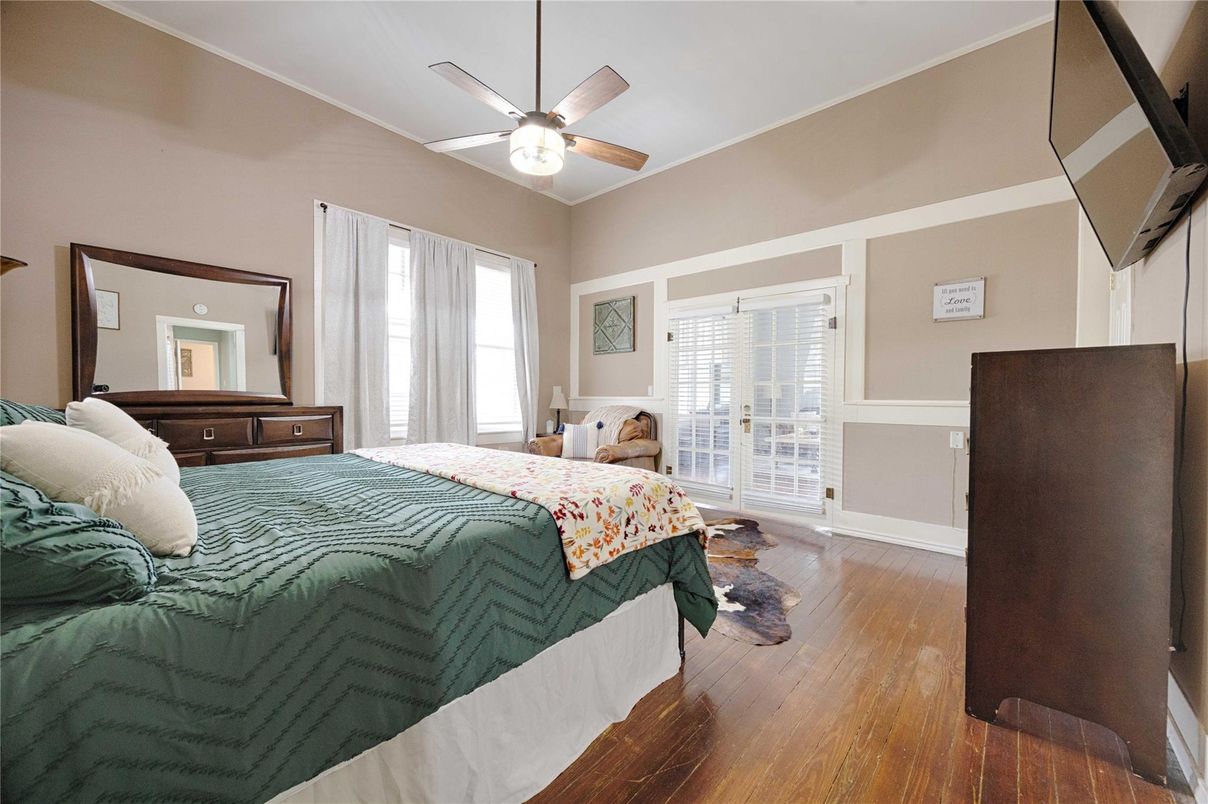 Bedroom, Interior, Wood Texture Flooring