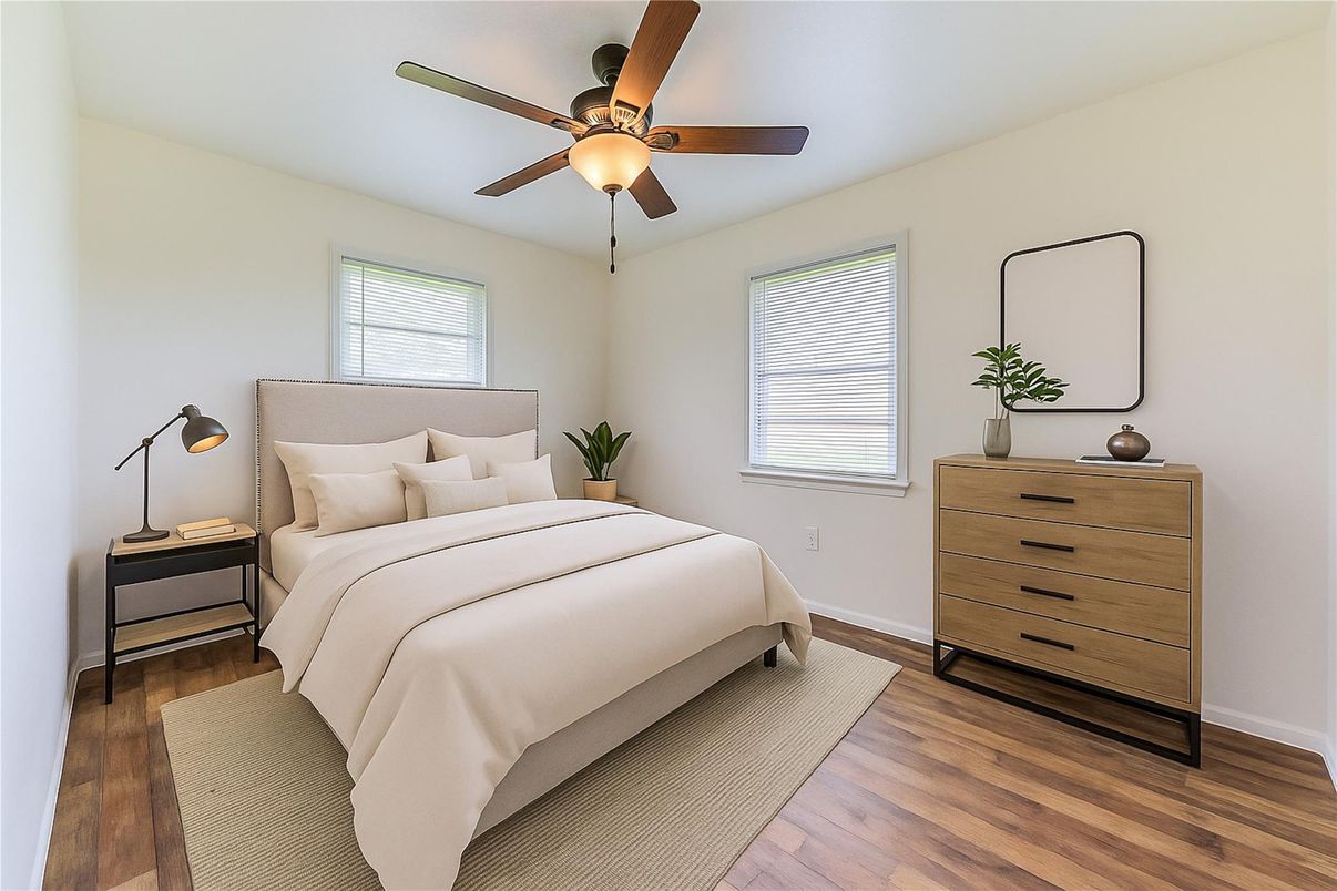 Bedroom, Interior, Wood Texture Flooring