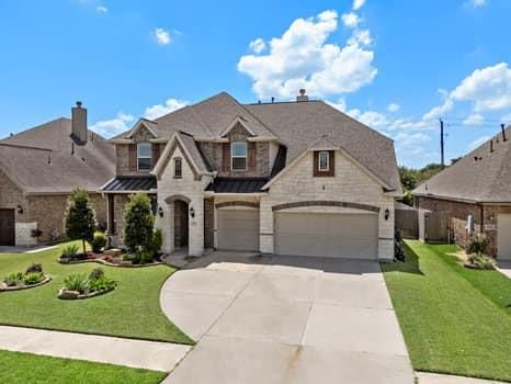 Attached, Backyard, Exterior, Facade, Brick Traditional