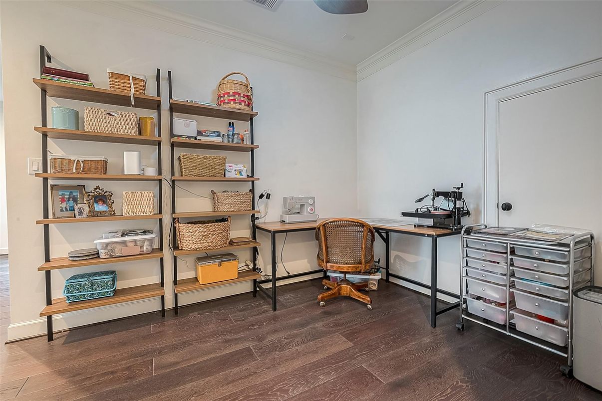 Home Office, Interior, Wood Texture Flooring