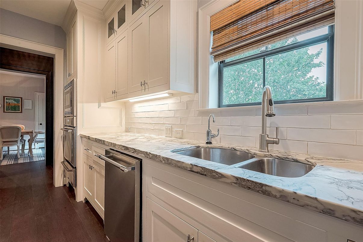 Interior, Kitchen, Wood Texture Flooring