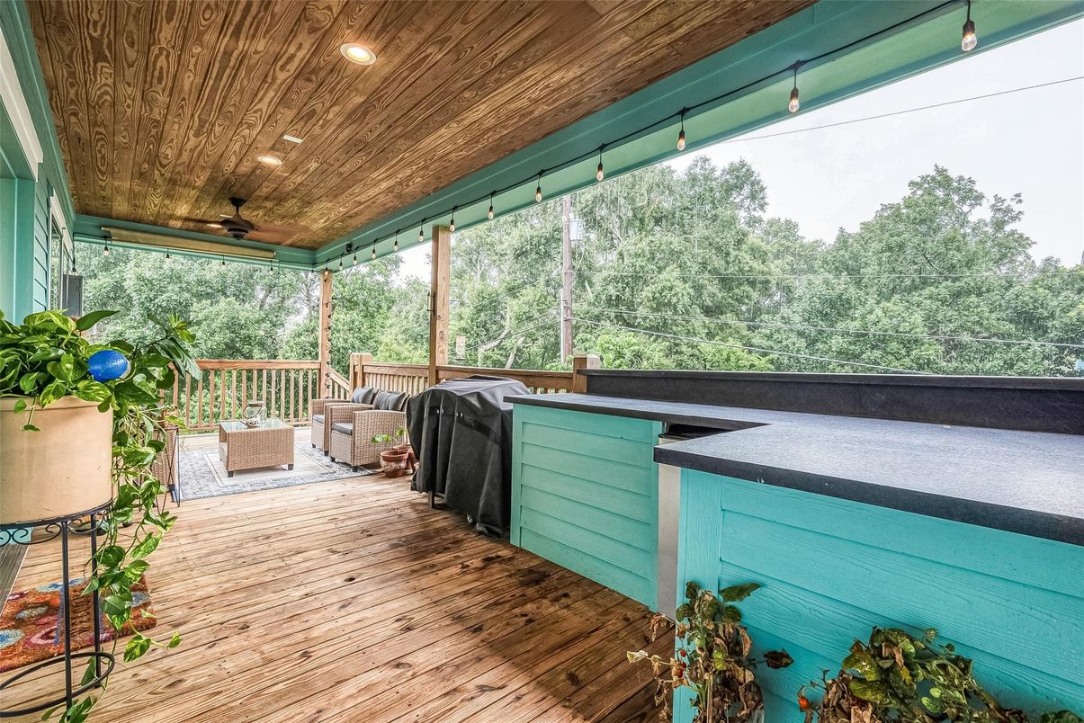 Exterior, Pool, Wood Texture Flooring