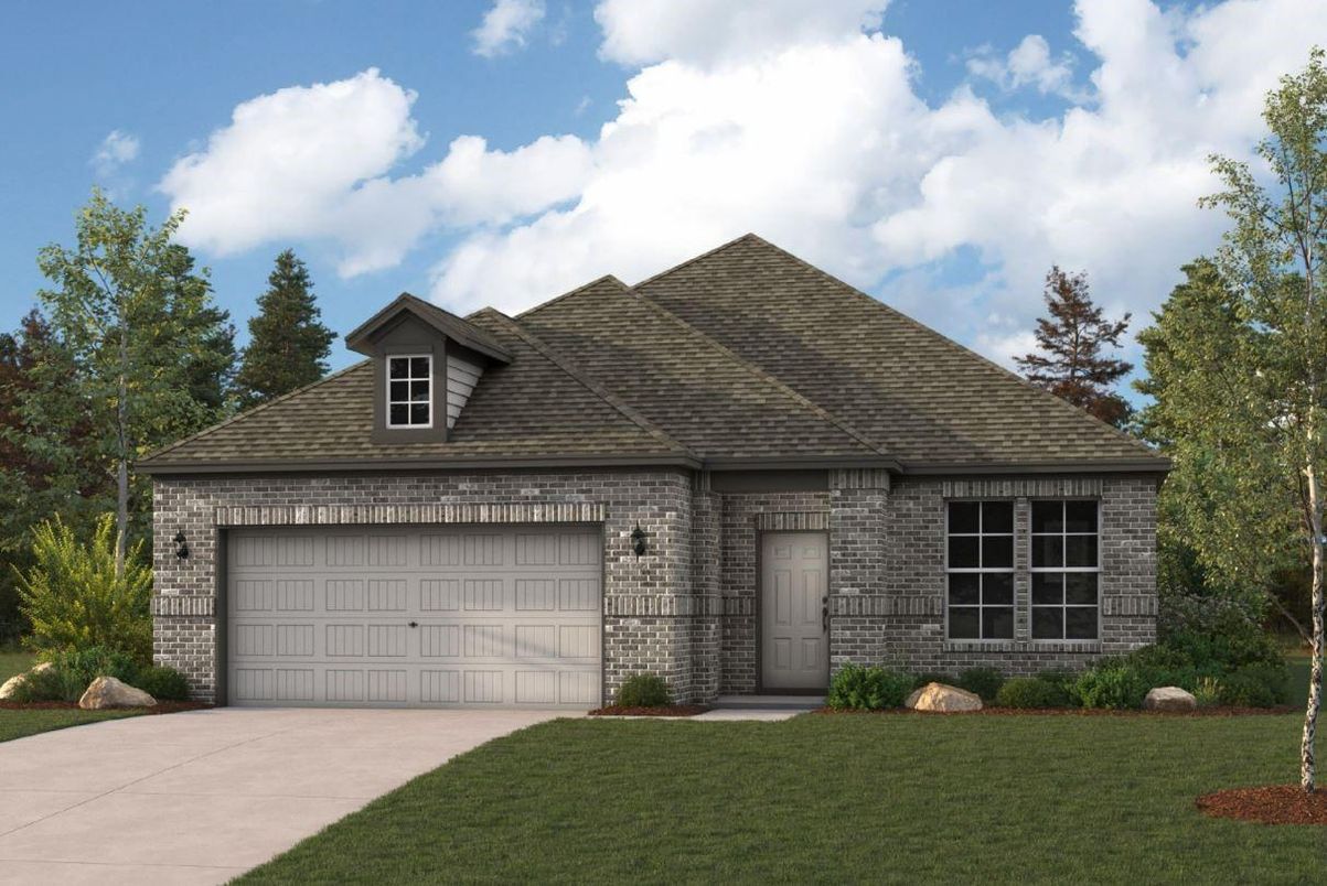 Attached, Exterior, Facade, Brick Facade, Brick Traditional