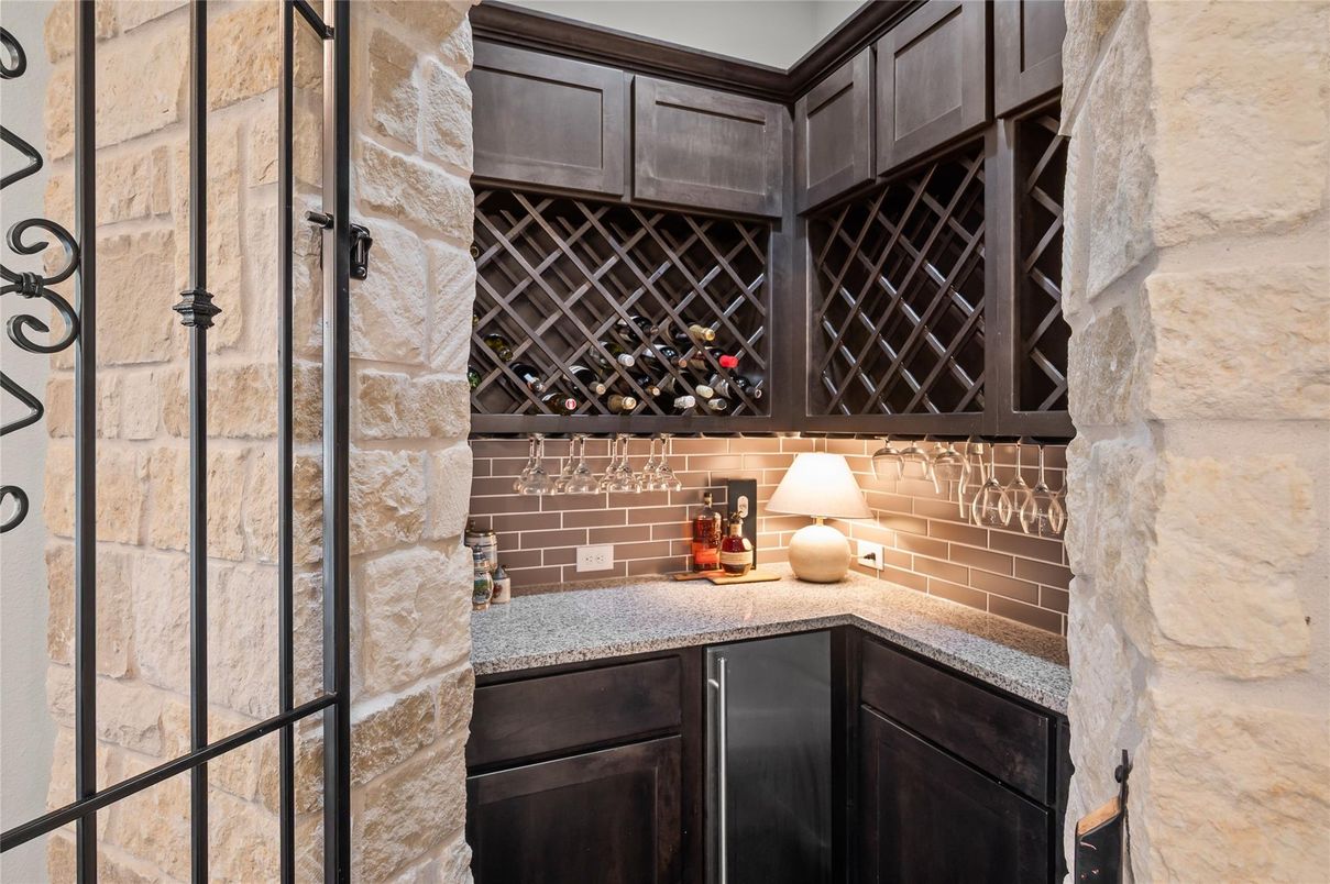 Interior, Stone Walls, Wine Storage