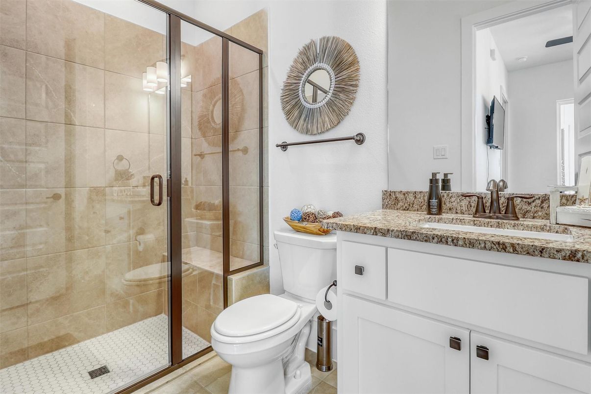 Bathroom, Glass Shower, Interior