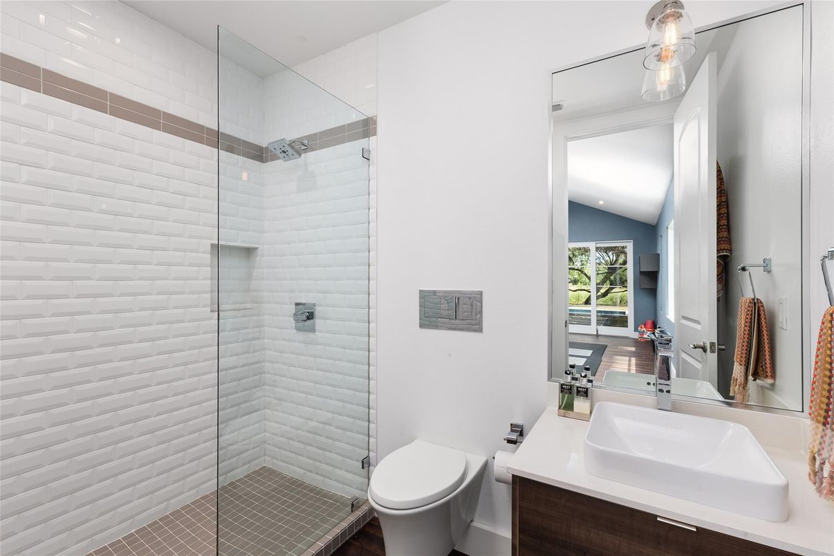 Bathroom, Glass Shower, Interior