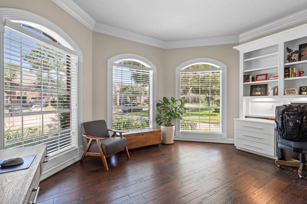 Home Office, Interior, Wood Texture Flooring