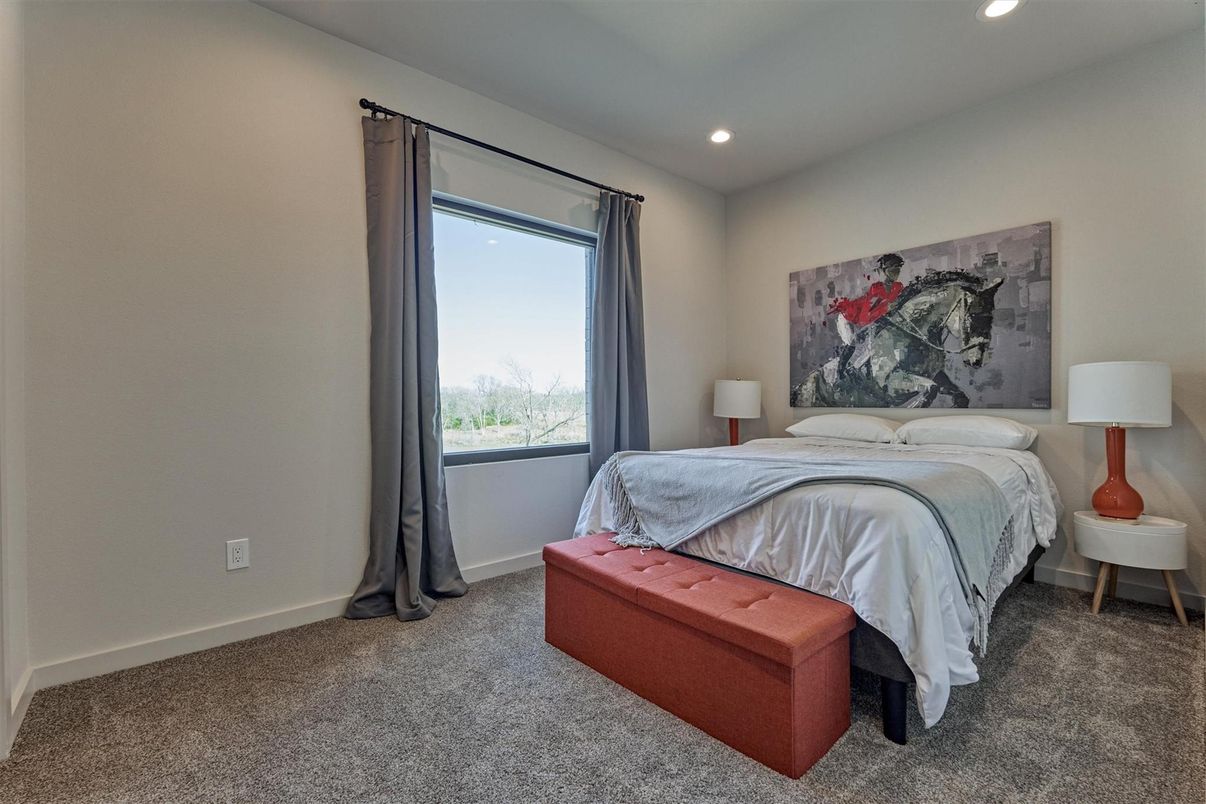 Bedroom, Interior, Recessed Lighting