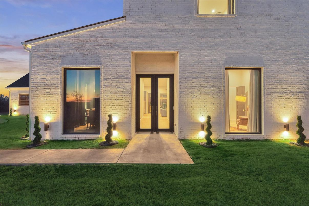 Exterior, Facade, Brick Facade, Modern