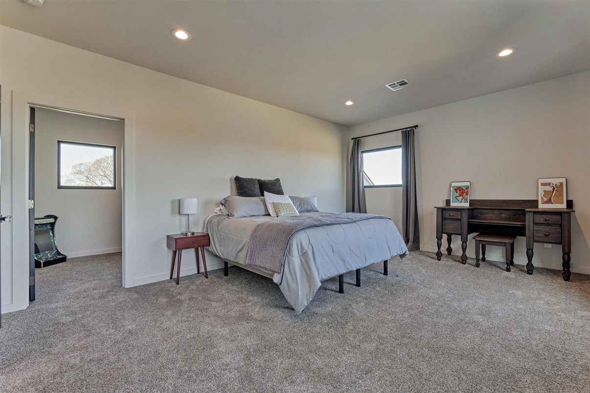 Bedroom, Interior, Recessed Lighting