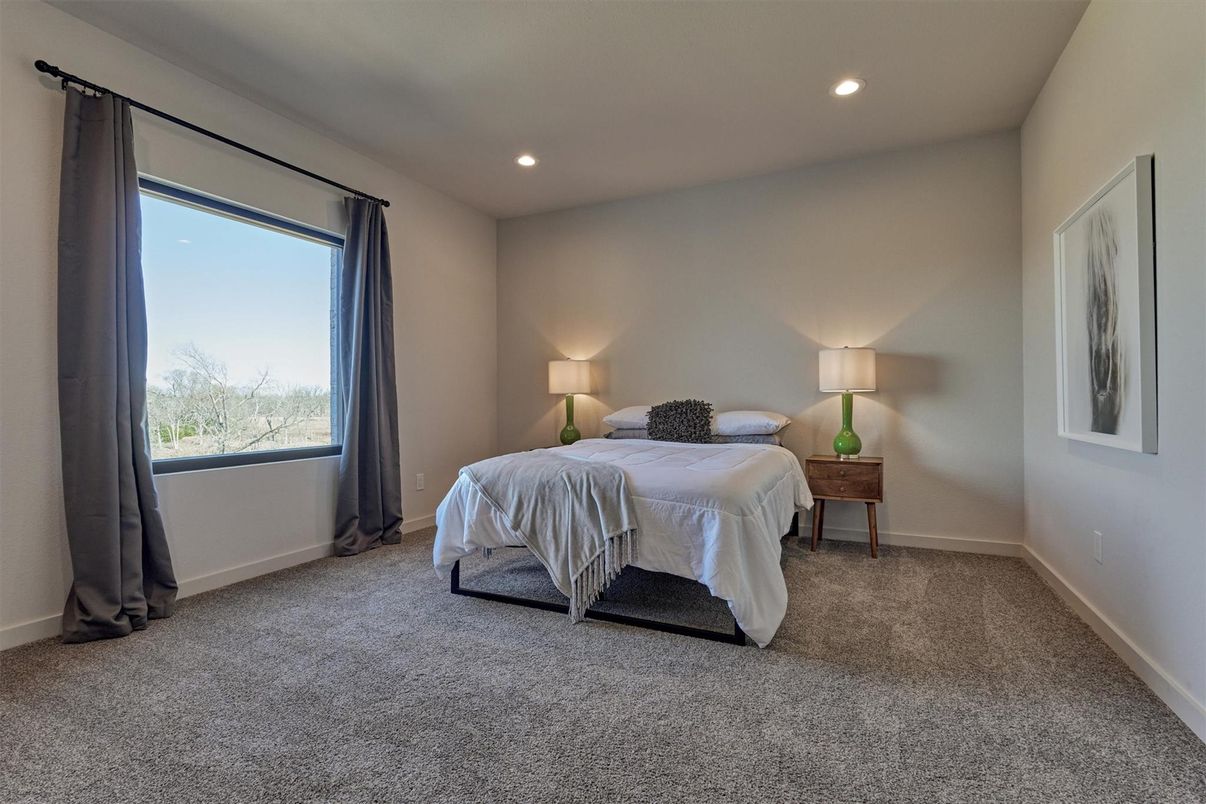 Bedroom, Interior, Recessed Lighting