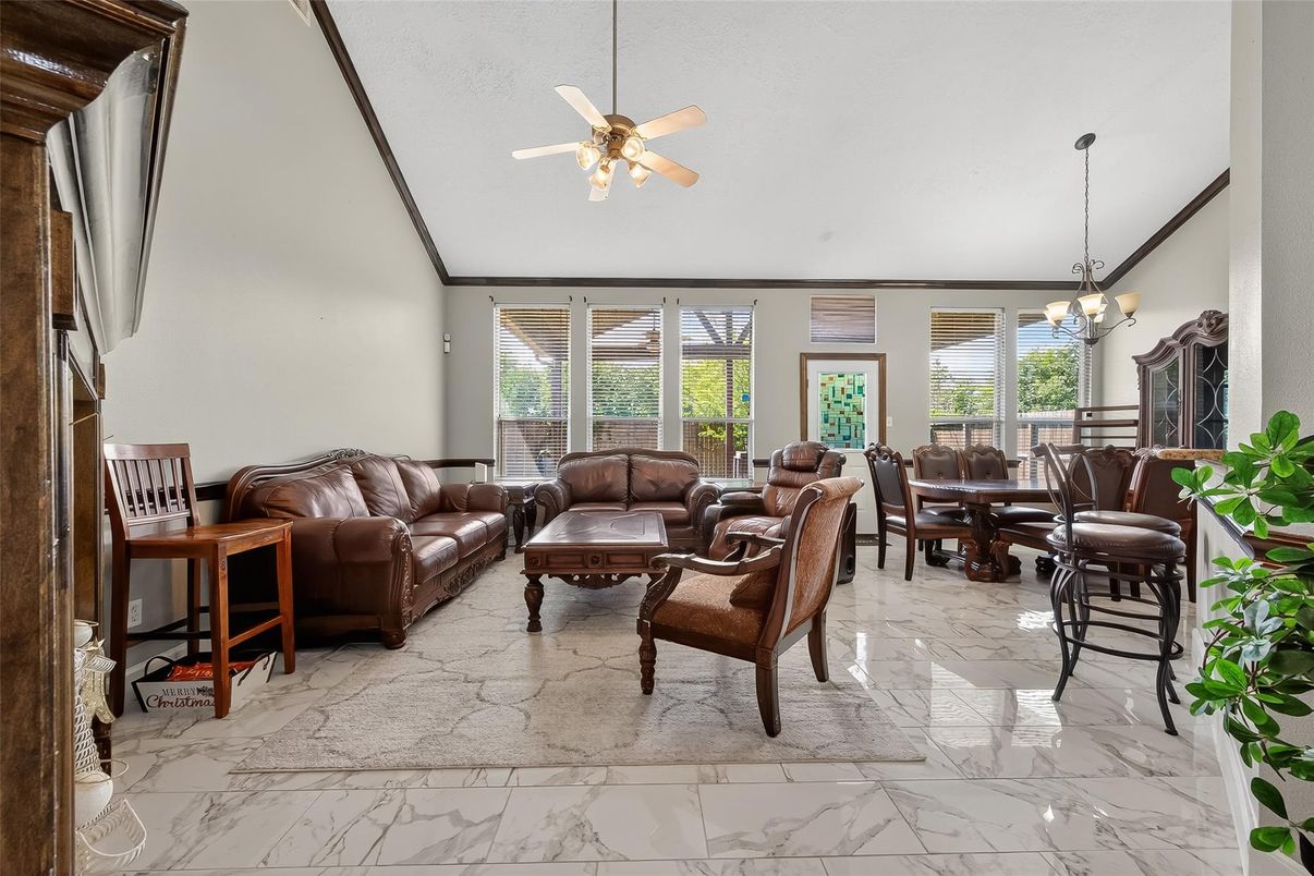 Chandelier, Dining room, Interior, Living room, Marble